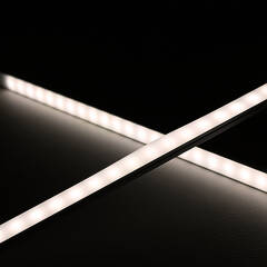 230V LED Lichtleiste dimmbar | diffus | neutralweiß 4100K 120° | Fertigung in Wunschlänge 83cm | 96x 2835 LEDs | 1472 Lumen | 13 Watt |