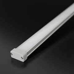 230V LED Lichtleiste dimmbar | diffus | neutralweiß 4100K 120° | Fertigung in Wunschlänge 83cm | 96x 2835 LEDs | 1472 Lumen | 13 Watt |