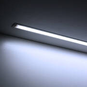 230V Einbau LED Leiste flach & dimmbar | diffus | tageslichtweiß 6300K 120° | Fertigung in Wunschlänge 163cm | 192x 2835 LEDs | 2944 Lumen | 26 Watt |