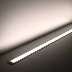 230V LED Einbauleuchte flach dimmbar | diffus | neutralweiß 4100K 120° | Fertigung in Wunschlänge 53cm | 60x 2835 LEDs | 920 Lumen | 8 Watt |