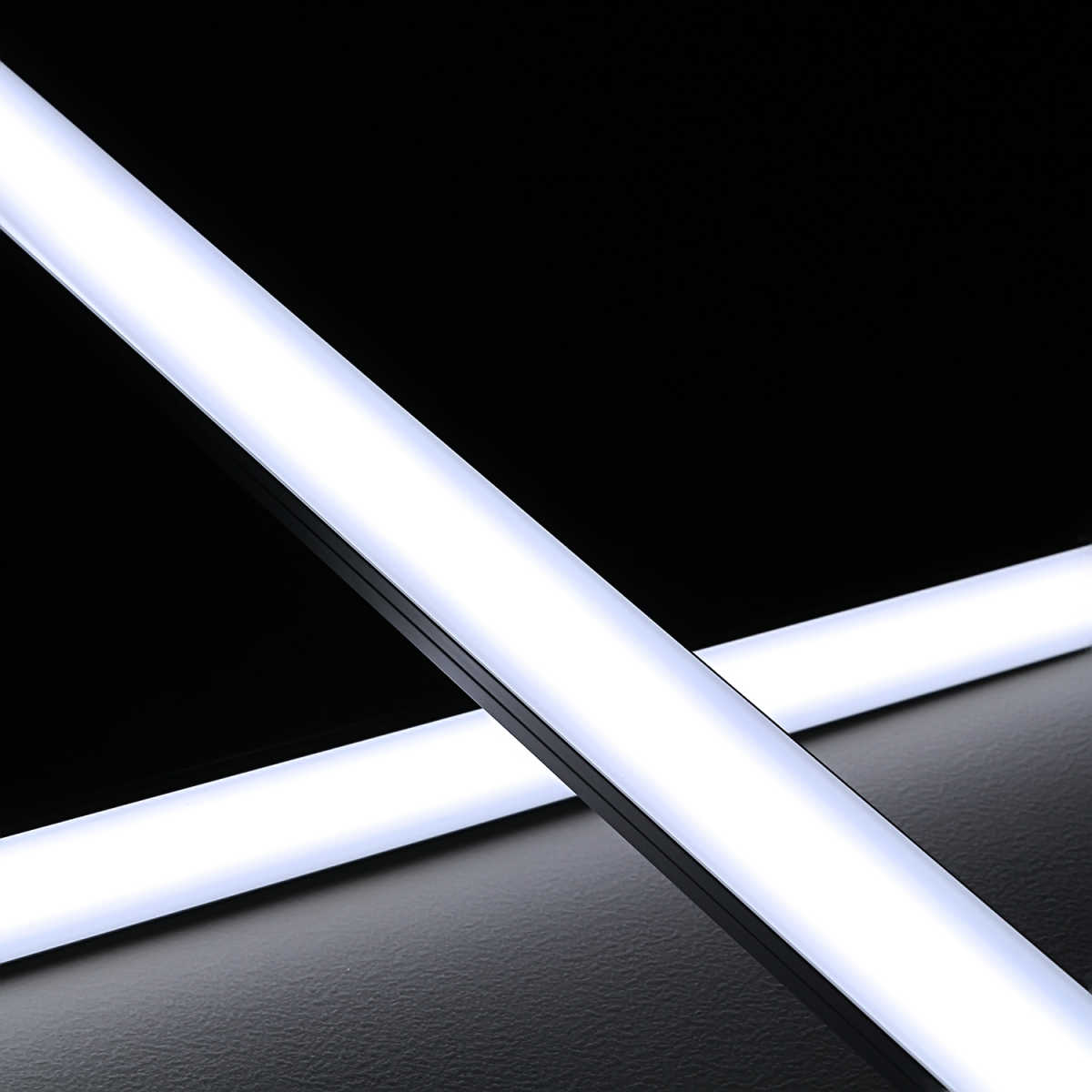 LED-Leiste "Slim-Line max" diffus mit 24V High-Performance LED-Streifen 240x 2835 LEDs 20W/m 3164 lm/m | tageslichtweiß 6200K |