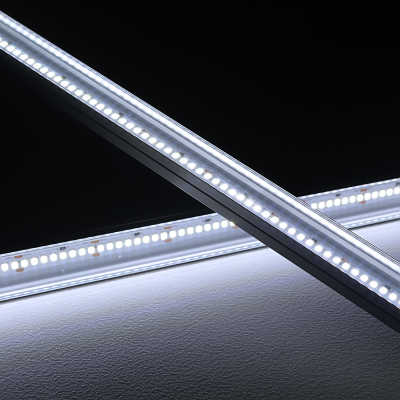 LED-Leiste "Slim-Line max" transparent mit 24V High-Performance LED-Streifen 240x 2835 LEDs 20W/m 3164 lm/m | tageslichtweiß 6200K |