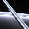 LED-Leiste "Slim-Line max" transparent mit 24V High-Performance LED-Streifen 240x 2835 LEDs 20W/m 3164 lm/m | tageslichtweiß 6200K |