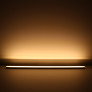 LED-Leiste Slim-Line max transparent mit 24V High-Performance LED-Streifen 240 × 2835 LEDs 19 W/m 2878 lm/m – warmweiß 2700 K
