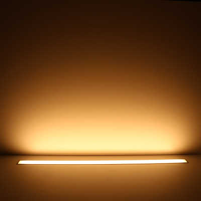 Einbau LED Lichtleiste "Inside max" diffus | mit 24V High-Performance LED-Streifen 240x 2835 LEDs 19W/m 2878 lm/m | warmweiß 2700K |