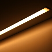 24V High Performance LED-Streifen im Einbauprofil Wet-Line IP54 diffus – 24V 240 × 2835 LEDs 19 W/m 2878 lm/m – warmweiß 2700 K
