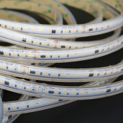 wasserdichter (IP65) 230V LED-Streifen – 120 × 2835 LEDs 16,3 W 1840 lm /m – neutralweiß 4100 K 120° CRI83