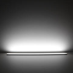 wasserdichter (IP65) 230V LED-Streifen | tageslichtweiß 6300K 120° CRI85 | Maßanfertigung in Länge 3,7m | 444x 2835 LEDs | 6808 Lumen | 60 Watt |