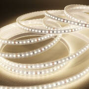 wasserdichter (IP65) 230V LED-Streifen | neutralweiß 4100K 120° CRI83 | Maßanfertigung in Länge 24,9m | 2988x 2835 LEDs | 45816 Lumen | 406 Watt |