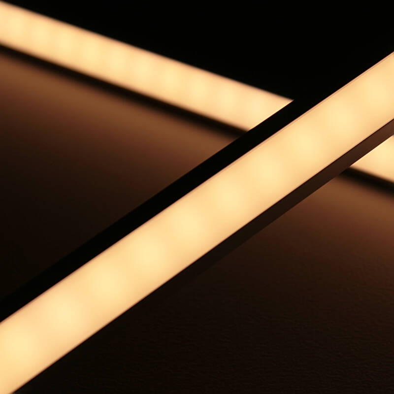 LED Eckleiste 230V dimmbar IP65 | warmweiß 2700K diffus | 120° CRI82 | Maßanfertigung in Länge 42cm | 48x 2835 LEDs | 672 Lumen | 6 Watt |