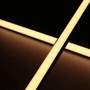 LED Eckleiste 230V dimmbar IP65 | warmweiß 2700K diffus | 120° CRI82 | Maßanfertigung in Länge 42cm | 48x 2835 LEDs | 672 Lumen | 6 Watt |