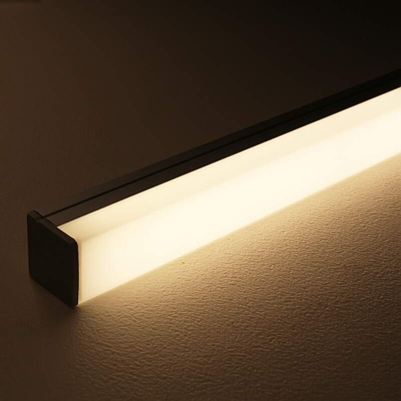 LED-Lichtleiste Edgy-Line diffus mit 24V High-Performance LED-Streifen 240 × 2835 LEDs 21 W/m 3090 lm/m – neutralweiß 4000 K