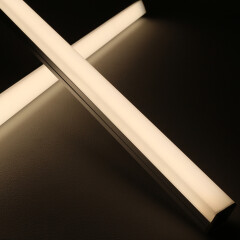 LED-Lichtleiste Edgy-Line diffus mit 24V High-Performance LED-Streifen 240 × 2835 LEDs 21 W/m 3090 lm/m – neutralweiß 4000 K