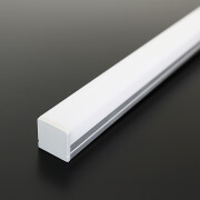 LED-Lichtleiste Edgy-Line diffus mit 24V High-Performance LED-Streifen 240 × 2835 LEDs 21 W/m 3090 lm/m – neutralweiß 4000 K