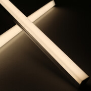 LED-Lichtleiste Edgy-Line diffus mit 24V High-Performance LED-Streifen 240 × 2835 LEDs 21 W/m 3090 lm/m – neutralweiß 4000 K