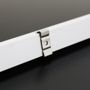 LED-Lichtleiste Edgy-Line diffus mit 24V High-Performance LED-Streifen 240 × 2835 LEDs 19 W/m 2878 lm/m – warmweiß 2700 K