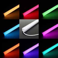 RGBWW LED-Lichtleiste Edgy-Line – diffus – 60...