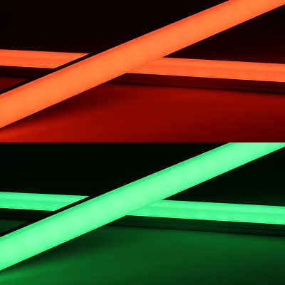 RGBWW LED-Lichtleiste "Edgy-Line" | diffus | 60x 4in1 5050 LEDs RGB Farbwechsel & warmweiß dimmbar - 15 Watt/m  | 120° 24V DC |