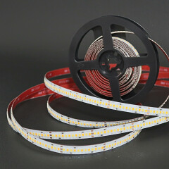 High CRI CCT LED-Streifen – 240 LEDs 2 × 17Watt je Meter – einstellbare Farbtemperatur 2700 K-6500 K – CRI 95+ 24V DC 120°