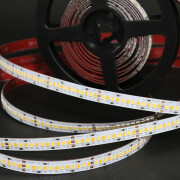 High CRI CCT LED-Streifen – 240 LEDs 2 × 17Watt je Meter – einstellbare Farbtemperatur 2700 K-6500 K – CRI 95+ 24V DC 120°