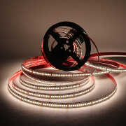 High CRI CCT LED-Streifen – 240 LEDs 2 × 17Watt je Meter – einstellbare Farbtemperatur 2700 K-6500 K – CRI 95+ 24V DC 120°