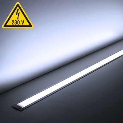 230V Einbau LED Leiste dimmbar für Innen | 120x 2835...