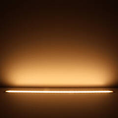 LED Einbau Leiste 230V für Innen warmweiß dimmbar | diffus | 2700K 120° IP20 | Fertigung nach Maß in Länge 22cm | 24x 2835 LEDs | 336 Lumen | 3 Watt |