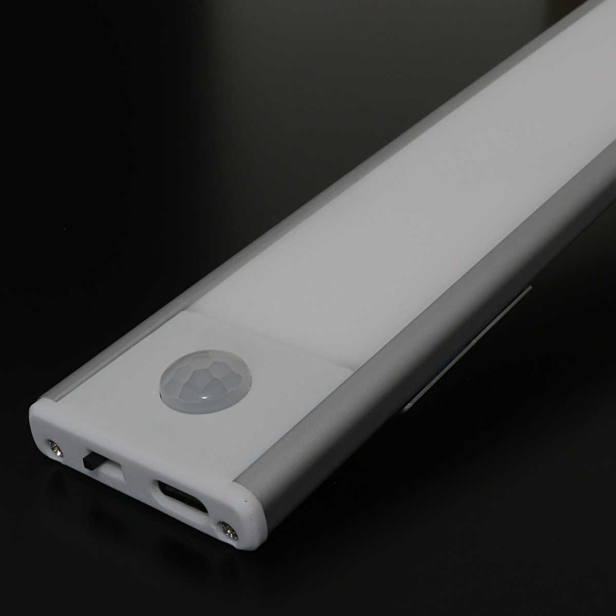 USB LED-Leiste 60cm mit Batterie & Bewegungsmelder 3.7V 300 Lumen weiß  6000K, 23,75 €