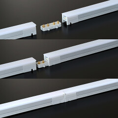 50cm KLICK LED-Leisten Modul – warmweiß diffus 6 W 480 lm DC24V CRI Ra>90 120°