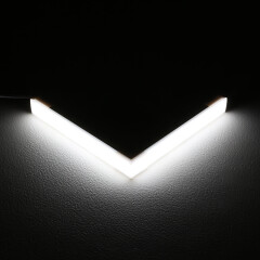 KLICK LED Modul 90° Winkel – nach außen strahlend – tageslichtweiß 3 W 150 lm DC24V CRI Ra>90 120°