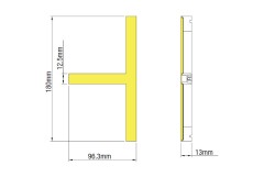 KLICK LED T-Modul – nach vorn strahlend – tageslichtweiß 3.6 W 250 lm DC24V CRI Ra>90 120°