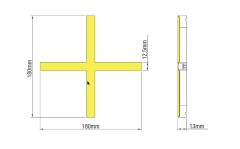 KLICK LED X-Modul – nach vorn strahlend – neutralweiß 4.8 W 320 lm DC24V CRI Ra>90 120°