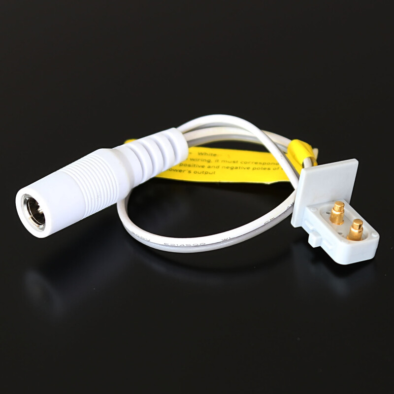 Anschlusskabel mit Eingangsstecker 15cm DC-Buchse 5.5/2.5 – nur für KLICK LED System