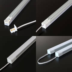 KLICK LED-Leisten SET | warmweiß diffus DC24V CRI Ra>90 120° in Gesamtlänge 50cm | 480 Lumen | 6 Watt |