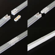 KLICK LED-Leisten SET | warmweiß diffus DC24V CRI Ra>90 120° in Gesamtlänge 50cm | 480 Lumen | 6 Watt |