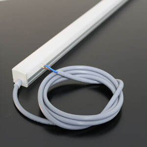 100cm Anschlusskabel grau mit offenen Kabelenden