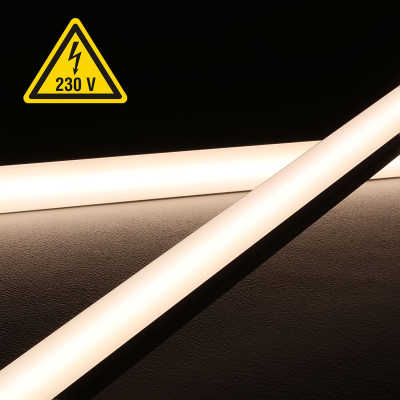 LED-Lichtleiste 230V "Slim-Line max" wasserdicht (IP65) 120x 2835 LEDs 16,3W neutralweiß 4100K 1840lm CRI83