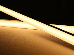 LED-Lichtleiste 230V Slim-Line max wasserdicht (IP65) 120 × 2835 LEDs 16,4 W warmweiß 2700 K 1680 lm CRI82