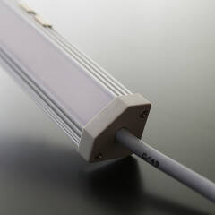 230V LED Unterbauleuchte Küche (Eck-Profil "strong Edge" auf Maß) | Neutralweiß, IP54 dimmbar