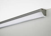 230V LED Unterbauleuchte Küche (Eck-Profil "strong Edge" auf Maß) | Neutralweiß, IP54 dimmbar