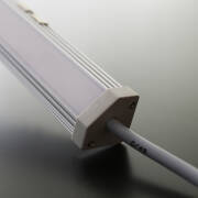 230V LED Unterbauleuchte Küche (Eck-Profil "strong Edge" auf Maß) | Neutralweiß, IP54 dimmbar