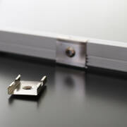 230V LED Unterbauleuchte Küche (Eck-Profil "strong Edge" auf Maß) | Neutralweiß, IP54 dimmbar