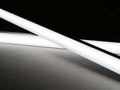 LED-Lichtleiste 230V "Slim-Line max" wasserdicht (IP65) tageslichtweiß 6300K CRI85 | Fertigung in Wunschlänge 23cm | 24x 2835 LEDs | 368 Lumen | 3 Watt |