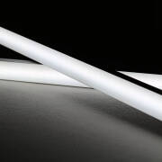 LED-Lichtleiste 230V "Slim-Line max" wasserdicht (IP65) tageslichtweiß 6300K CRI85 | Fertigung in Wunschlänge 23cm | 24x 2835 LEDs | 368 Lumen | 3 Watt |