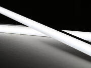 LED-Lichtleiste 230V "Slim-Line max" wasserdicht (IP65) tageslichtweiß 6300K CRI85 | Fertigung in Wunschlänge 23cm | 24x 2835 LEDs | 368 Lumen | 3 Watt |