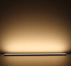 LED-Lichtleiste 230V "Slim-Line max" wasserdicht (IP65) warmweiß 2700K CRI82 | Fertigung in Wunschlänge 23cm | 24x 2835 LEDs | 336 Lumen | 3 Watt |
