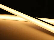 LED-Lichtleiste 230V "Slim-Line max" wasserdicht (IP65) warmweiß 2700K CRI82 | Fertigung in Wunschlänge 23cm | 24x 2835 LEDs | 336 Lumen | 3 Watt |