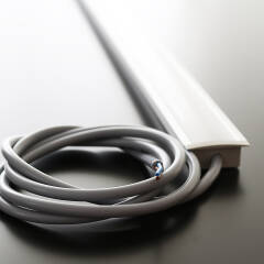 LED-Einbauleuchte 230V "Inside max II" wasserdicht (IP65) tageslichtweiß 6300K CRI85 | Fertigung in Wunschlänge 22cm | 24x 2835 LEDs | 368 Lumen | 3 Watt |