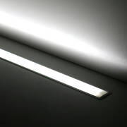 LED-Einbauleuchte 230V "Inside max II" wasserdicht (IP65) tageslichtweiß 6300K CRI85 | Fertigung in Wunschlänge 22cm | 24x 2835 LEDs | 368 Lumen | 3 Watt |
