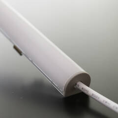 230V LED-Lichtleiste 230V "Moon-Line II" wasserdicht (IP65) tageslichtweiß 6300K CRI85 | Fertigung in Wunschlänge 23cm | 24x 2835 LEDs | 368 Lumen | 3 Watt |